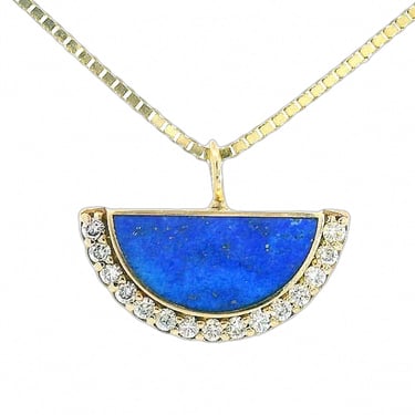 Alba Necklace - Rare Colorado Lapis