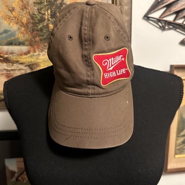 Vintage Miller High Life Patch Logo Dad Hat 