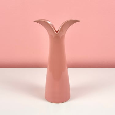 Small Pink Split Top Vase 