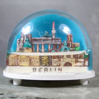 RARE! Vintage Berlin Souvenir Snow Globe | 1972 Berlin Snow Globe | Brandenburg Gate | Made in Germany | Bixley Shop 