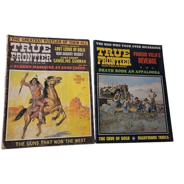 True Frontier (2) Magazine Lot 1970-71 Sand Creek Cave of Gold Death Appaloosa 