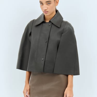 Toteme Women Double Leather Cape