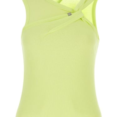 Alyx Woman Fluo Yellow Cotton T-Top