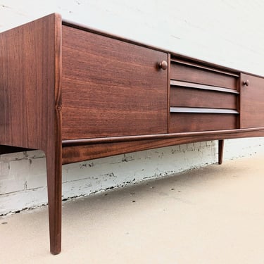 Mid Century English Modern Teak Credenza by Younger 