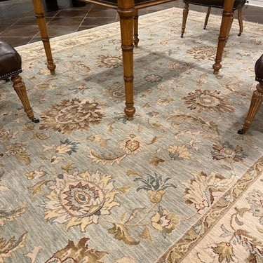 Area Rug Muted w Brown & Blue MHB228-22