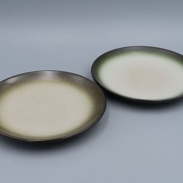 Heath Ceramics Coupe Sea and Sand Bread Plates | Vintage California Pottery Mid Century Modern Dinnerware 