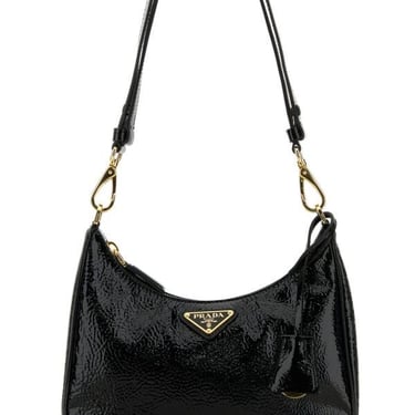 Prada Women Black Napalk Re-Edition Shoulder Bag