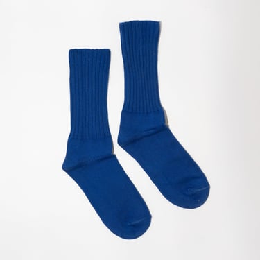 Crew Socks in Bright Blue