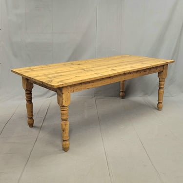 Vintage English Pine Rustic Farmhouse Table