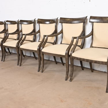 Ferguson Copeland Modern Regency Dining Armchairs, Set of Six