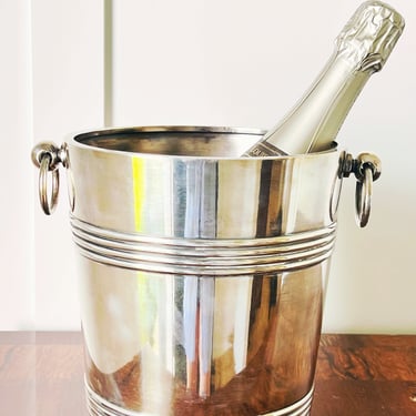 Christofle 1920s Silverplate Champagne Bucket