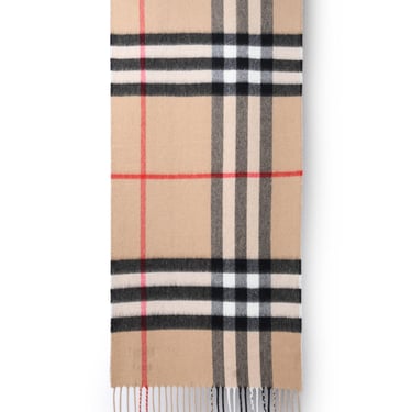 Burberry Beige Cashmere Scarf Women