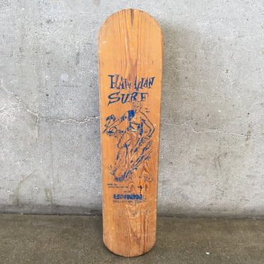 Vintage Hawaiian Surf Skateboard