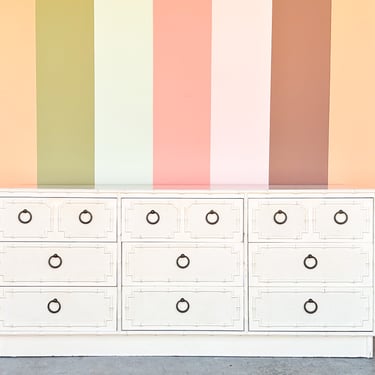 Palm Beach Style Faux Bamboo Dresser