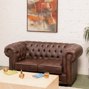 Brown Chesterfield Sofa