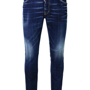 Dsquared2 'Skater' Blue Stretch Cotton Denim Jeans Man