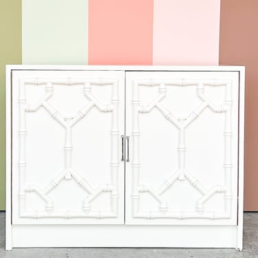 Palm Beach Faux Bamboo Cabinet