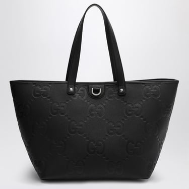 Gucci Black Maxi Gg Shopping Bag Men