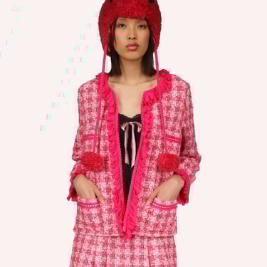 Ribbon Chenille Tweed Jacket