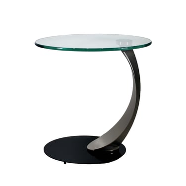 Elite Modern Scoop Accent Table w/ 