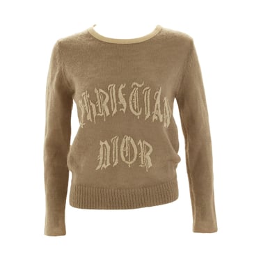 Dior Gothic Mohair Logo Sweater