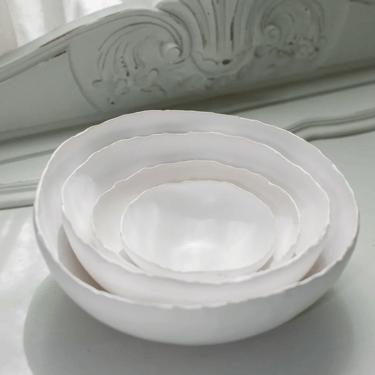 Tagliaferro Ceramics | Flutter Bowl Set