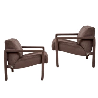 Pair Parsons Lounge Chairs, 1980