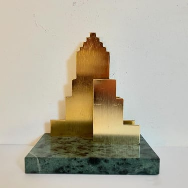 Deco Skyscrapers Letter Holder, C1970 