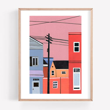 City Sunset Print 8.5x11