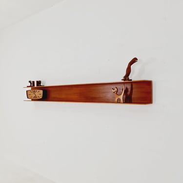 Long German Wilheilm Renz for Walter Renz hanging shelf, 1960s 