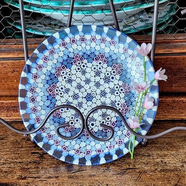 Venice Fused Glass Millefiori Dish Italy~Antica Murrina Veneziana 