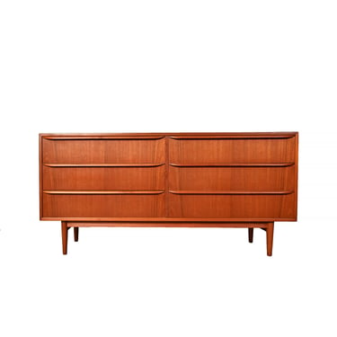 Svend Madsen Teak Long Dresser Falster Danish Modern 