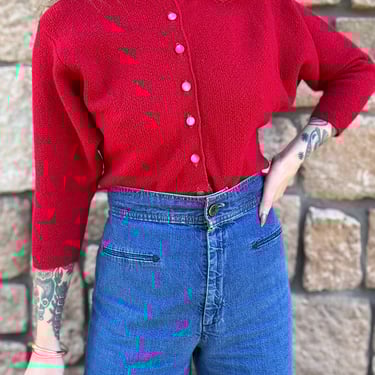 Vintage 40s batwing cardigan