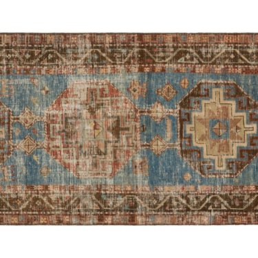 Vintage Kurd Rug - 10'7" x 3'3"