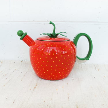 Copco Metal Strawberry Teapot 