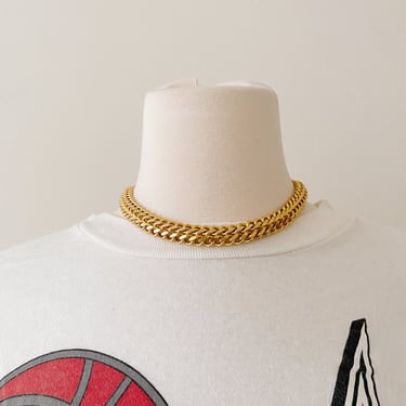 Heavyweight Vintage Gold Chain | Length 16-1/2