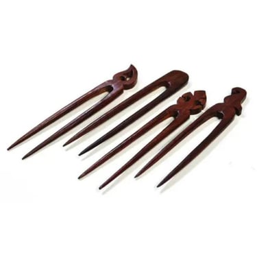 MTBE Woodcut Hair Pin - Assorted