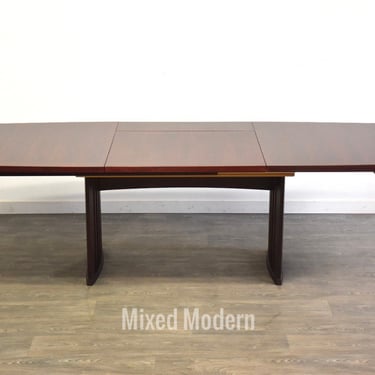 Skovby Rosewood Butterfly Leaf Dining Table 