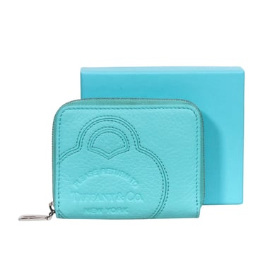 Tiffany &amp; Co. - Tiffany Blue Leather Small Zip Wallet