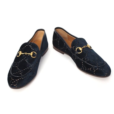 Gucci Jordaan Horsebit Velvet Loafer*