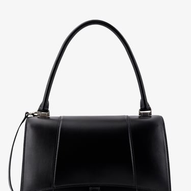 Balenciaga Woman Hourglass Hinge Woman Black Shoulder Bags