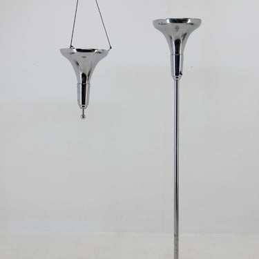 Ultra Rare Set of The Luminator Floor Lamp and Pendant, 1930s 