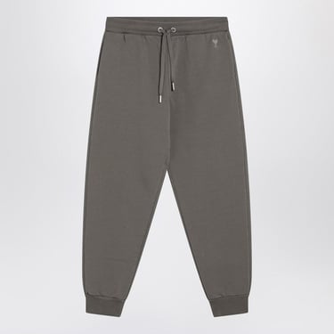 Ami Paris Ami De Coeur Grey Jogging Pants Men