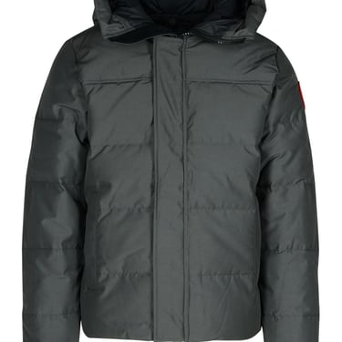 Canada Goose 'Macmillan' Grey Cotton Blend Down Jacket Man