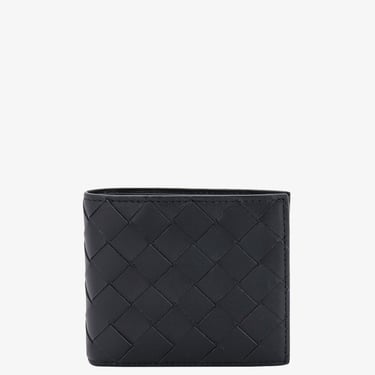 Bottega Veneta Men Bottega Veneta Black Wallets