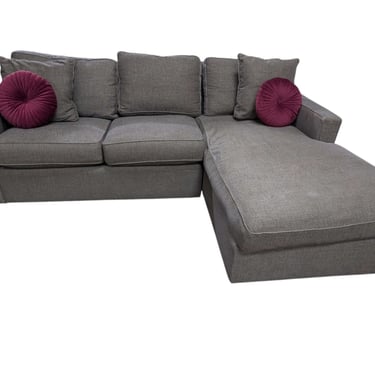 Grey Room & Board Modern Sectional