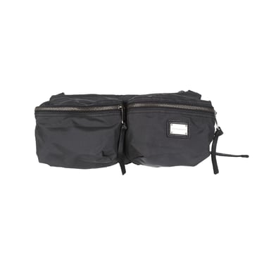 Dolce and Gabbana Black Cargo Belt Bag