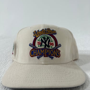 Vintage 1996 New York Yankees World Series Champions Clubhouse Snapback Hat w/ Tags