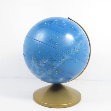 Mid Century Replogle Celestial Globe - Tin Lithograph Replogle Celestial Globe 