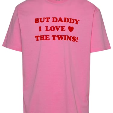 Dsquared2 Man Dsquared2 Pink Cotton T-Shirt